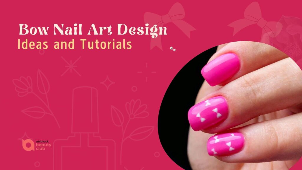 bow nail art designs