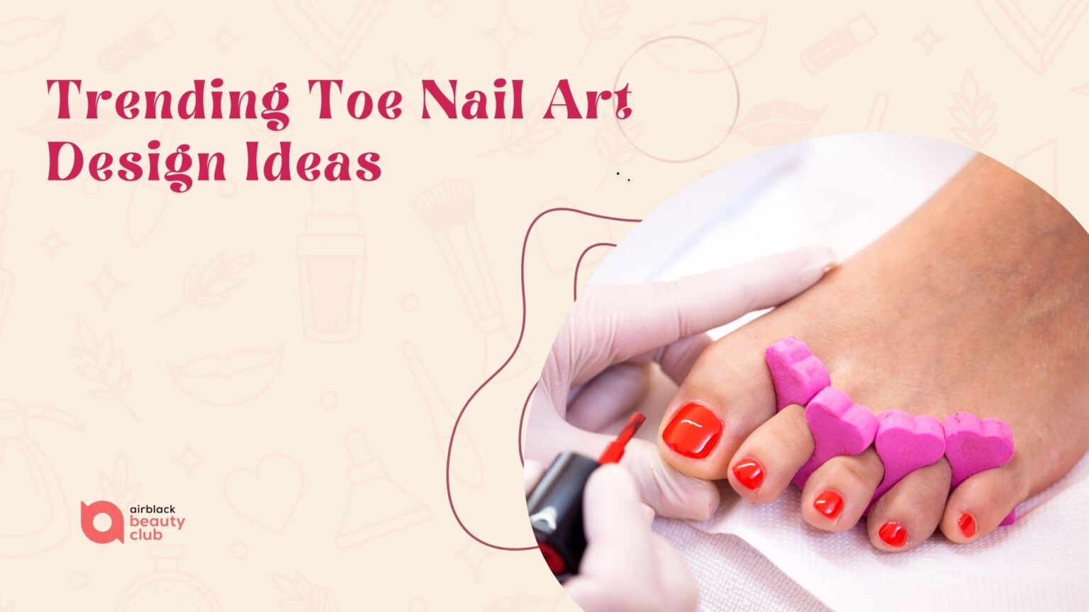 toe nail art